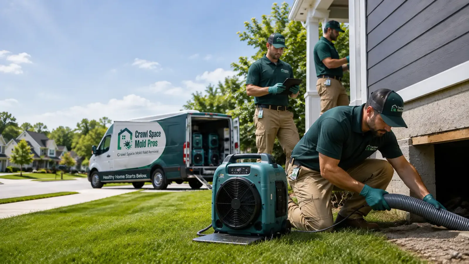 Crawl Space Mold Removal in Rothsay, MN